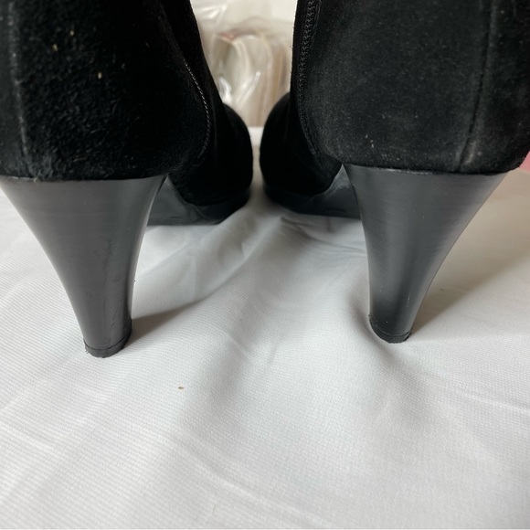Black suede tall boots from La Canadienne Sz6 - Picture 6 of 16